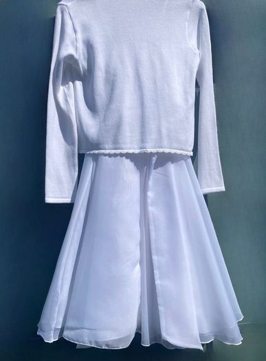 Beautiful Girl's White Dress 10/11 Yrs