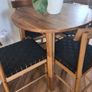 Ikea round dining table and 4 chairs Image 2