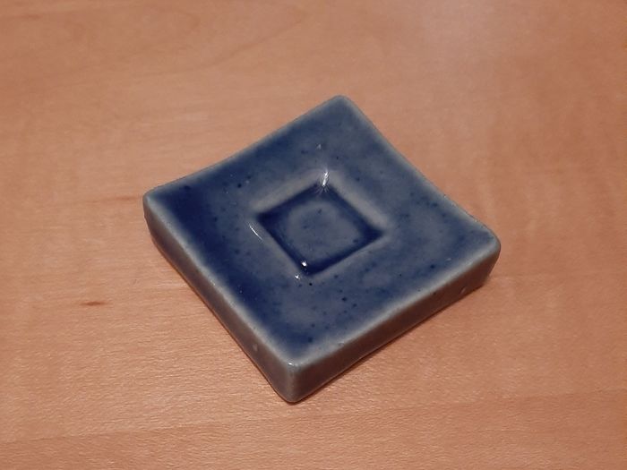Stoneware incense cone burner