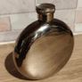 Vintage Jameson Irish Whiskey Round Hip Flask Collectible Barware Image 9