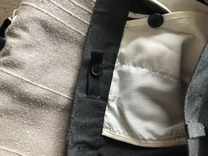 Grey boys uniform trousers