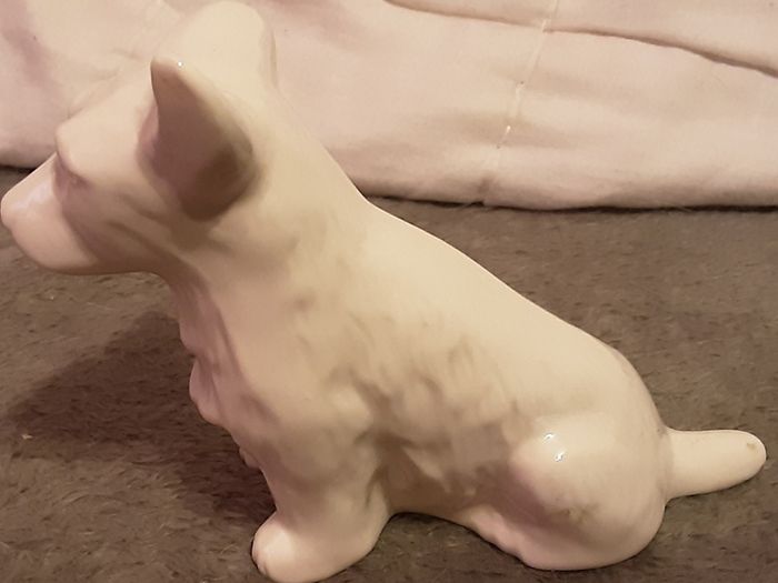 limited edition Belleek dog