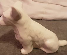 limited edition Belleek dog