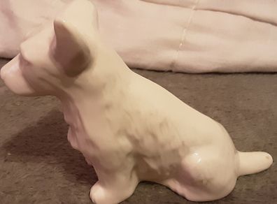 limited edition Belleek dog
