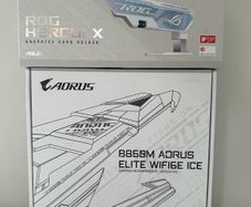 Gigabyte B850m Aorus Elite Wifi6e Ice + Card Holder