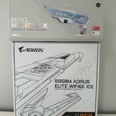 Gigabyte B850m Aorus Elite Wifi6e Ice + Card Holder