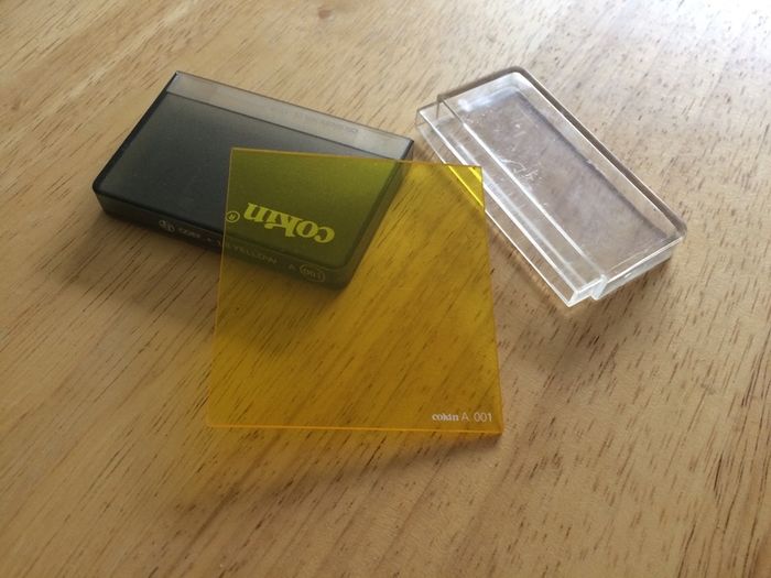 Cokin A series Yellow Filter. Cokin Number 001.