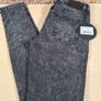 mens Siksilk jeans washed black bust knee riot denim Size Small W 30 L 34 Image 2