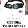 SPI-BELT - kids duel pocket diabetic belt Image 4
