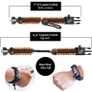 Paracord Survival Bracelet (2 Pack) | Flint Steel Fire Starter, Whistle, Compass, Hiking Accessories, Wild Camping Equipment Kit, Bushcraft, Emergency (FREE POSTAGE) Image 4