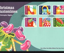 2016 Isle of Man Christmas Pantomimes Commemorative Stamps First Day Cover (FDC)