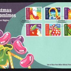 2016 Isle of Man Christmas Pantomimes Commemorative Stamps First Day Cover (FDC)