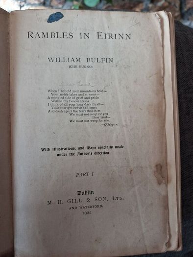 3 irish related historical books.