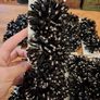 30 Paperchase Black Velvet & Silver Gift Bows Image 2