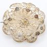 835 Vintage Sterling Silver Flower Brooch Image 2
