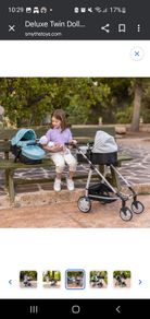 deluxe twin pram