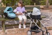 deluxe twin pram