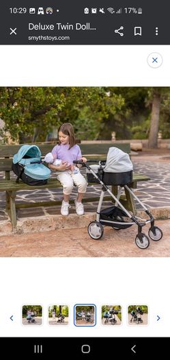 deluxe twin pram