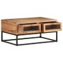 Coffee Table 90x60x40 cm Solid Acacia Wood Image 5