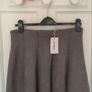 skirt Bnwt Aline skirt grey suede effect 10/12 Image 2