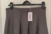 skirt Bnwt Aline skirt grey suede effect 10/12