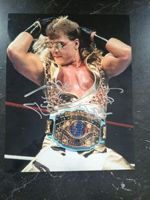 Shawn Michaels Autograph 1993 IC title