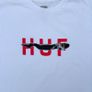 White HUF T-Shirt Image 4