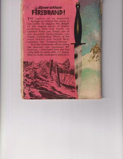 Commando #526 Operation Firebrand 1971 Uk Comic