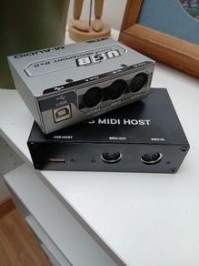 2 x Midi/Usb boxes.