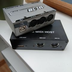 2 x Midi/Usb boxes.