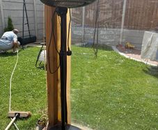 Outdoor electric heater