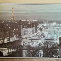 Large ikea framed Paris print. 140 x 100cms.