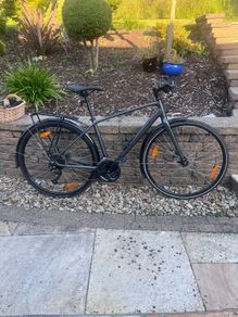 Trek FX 2 charcoal grey bike
