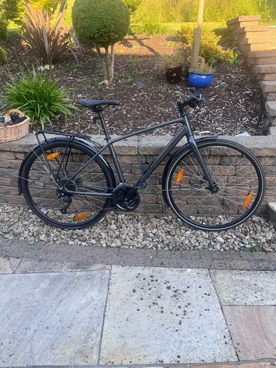 Trek FX 2 charcoal grey bike