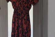 V neck dress