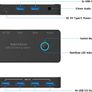 RSHTECH USB 3.0 Switch, 2 In 5 Output USB 3.0 Sharing Switcher Image 3