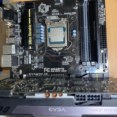 Budget PC parts bundle case, motherboard, CPU, RAM, GPU. Build your own