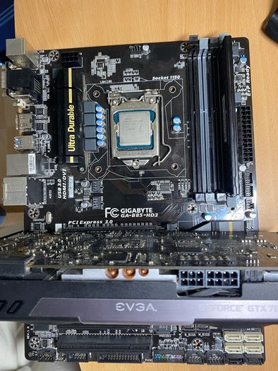 Budget PC parts bundle case, motherboard, CPU, RAM, GPU. Build your own