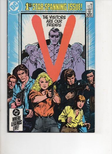 V Tv Series #1 City On The Edge (1984) Dc Copper Age Comic