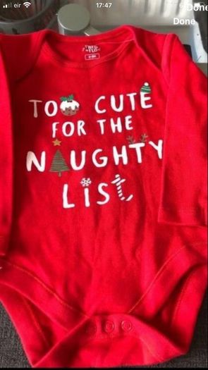 Boys BNWT Xmas top 6/9 mths