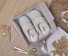 DEARFORMS Rib Knit Slipper Shoes 7/8 New    -  Great House Shoes