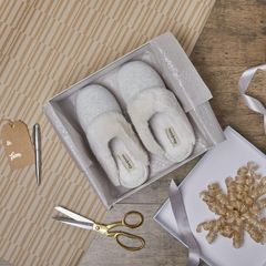 DEARFORMS Rib Knit Slipper Shoes 7/8 New    -  Great House Shoes