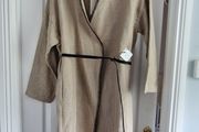 Zara bnwt cotton coat with belt