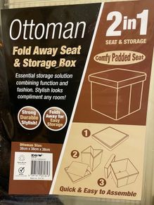 storage box stool
