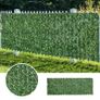 Artificial Leaf Hedge Screen, Expandable Faux Privacy Fence Panel for Garden Outdoor Indoor Decoration, 3M x 1M, Dark Green Image 7