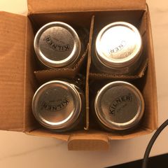 Set of 4 Mini Glass Kilner Jars