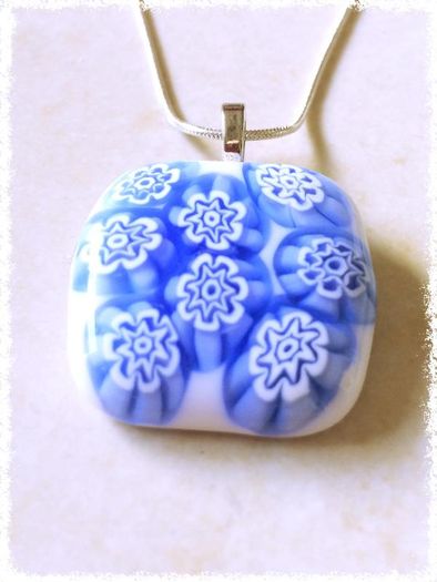 Handmade Millefiori Glass Pendants - FREE DELIVERY