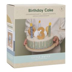 Little Dutch wooden birthday cake