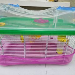 Hamster cage and accessories