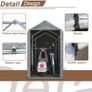 Garden Waterproof Anti-UV Bike Storage Tent Bicycle Motorcycle Shed Shelter Image 3